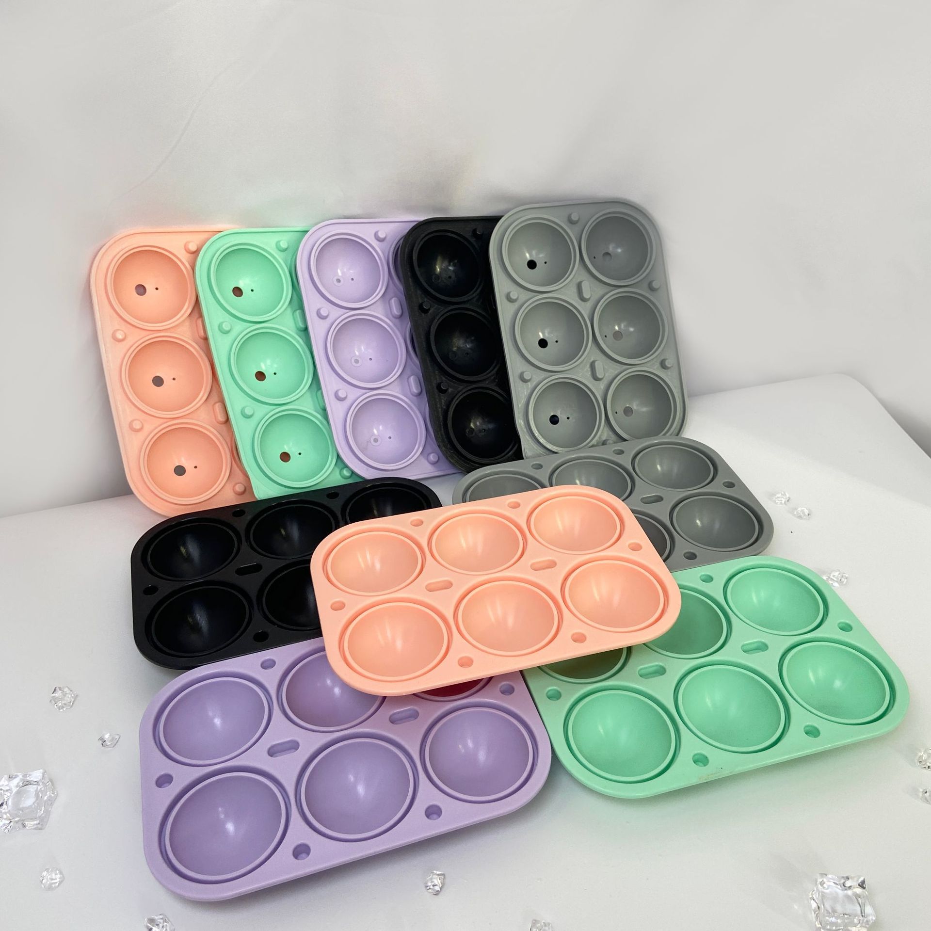 Ice Mould 6 Grid Silicone Ice  - Coffee Jelly Tea ulasan dan harga