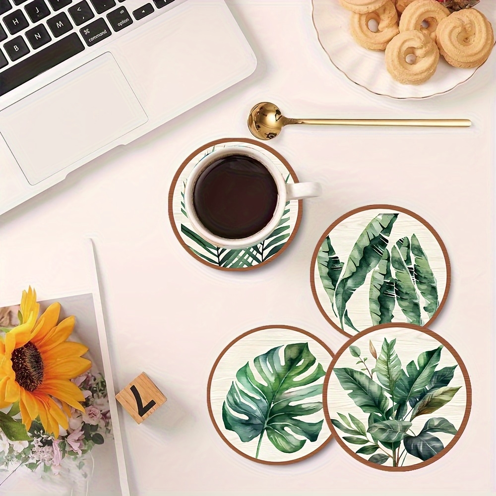 2D Flat 5pcs Tropical Plant gr - Coffee Tea Leaf ulasan dan harga