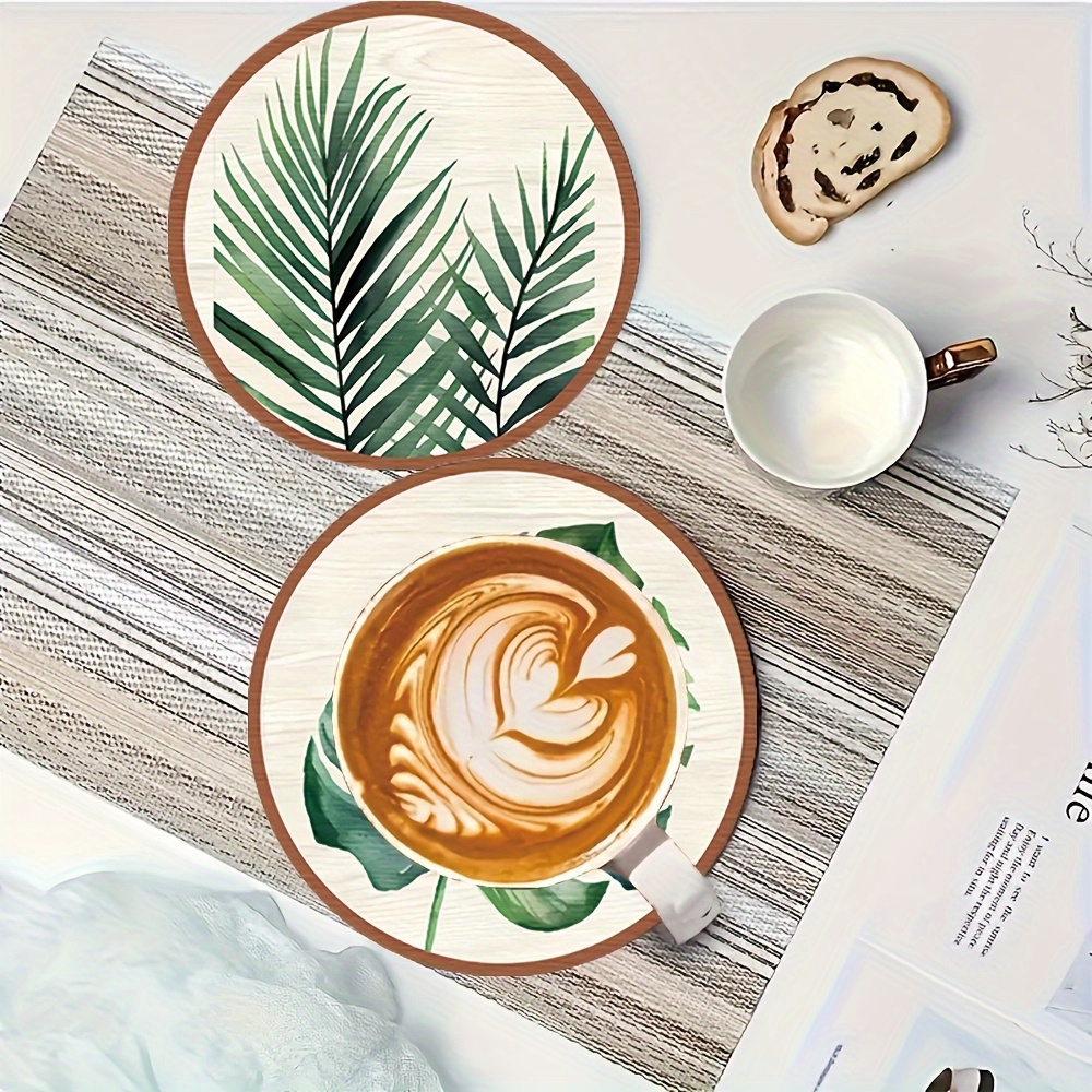 2D Flat 5pcs Tropical Plant gr - Coffee Tea Leaf ulasan dan harga
