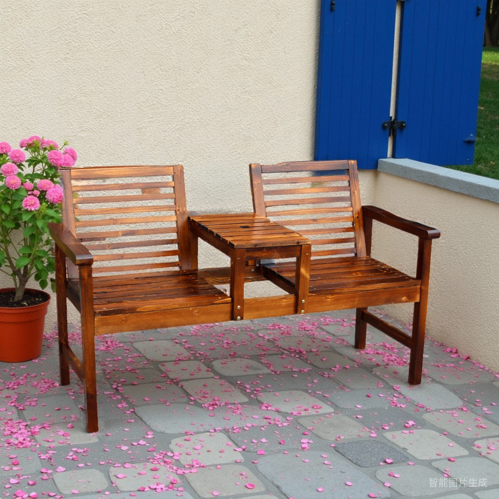 Carbonized solid wood outdoor  - Coffee Tea Gardens ulasan dan harga
