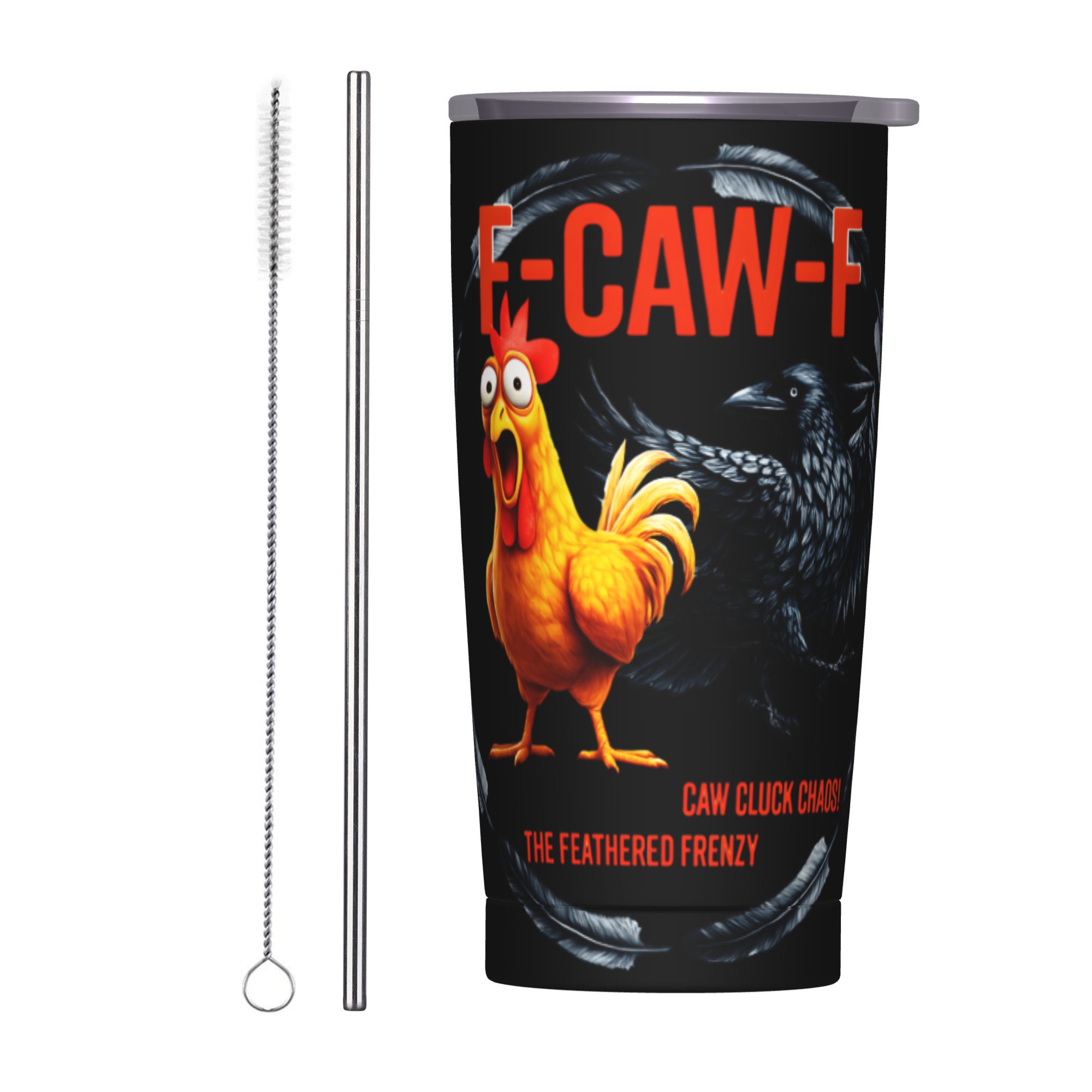 F-Caw-F Chicken FCAWF Insulate - Double Wall Mug ulasan dan harga