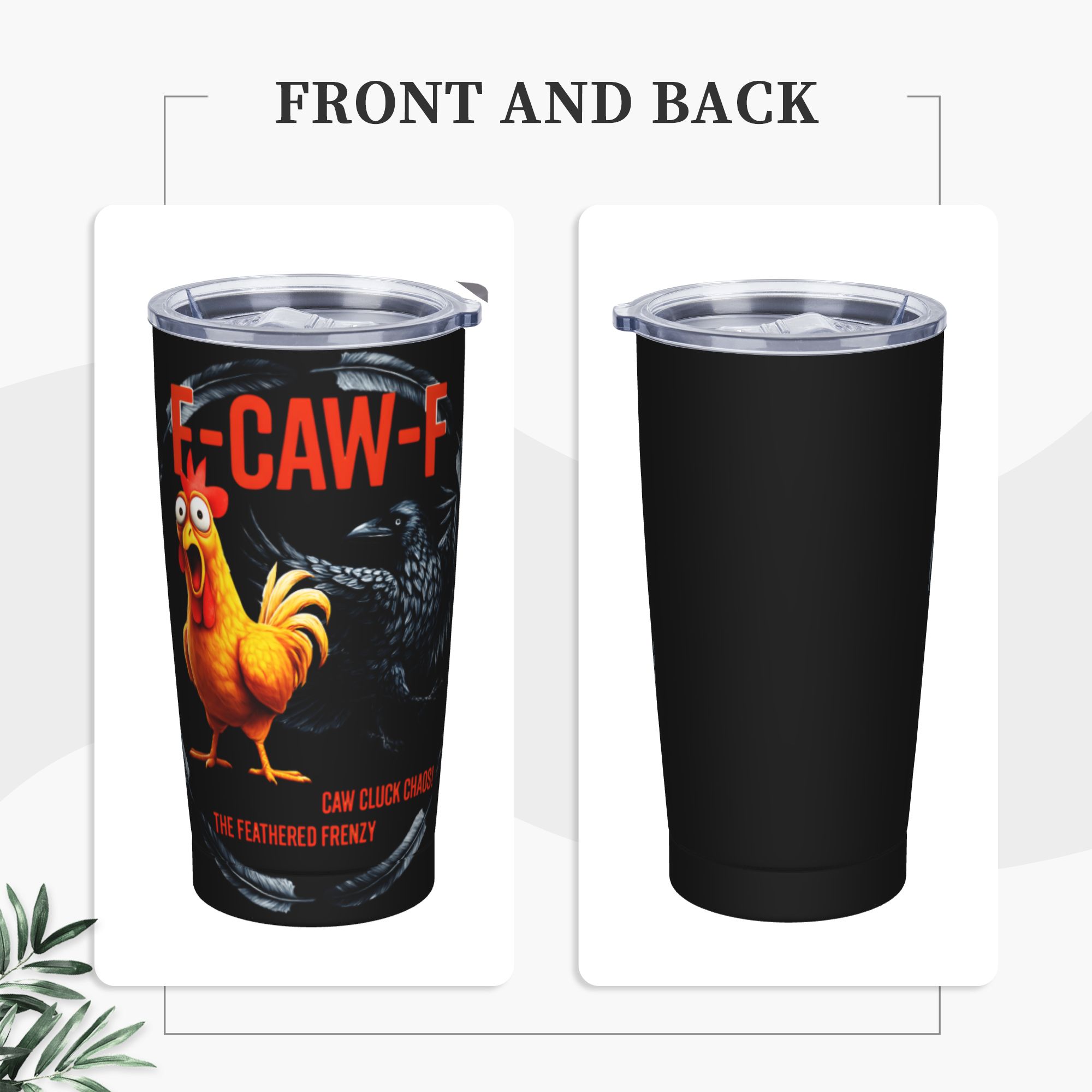 F-Caw-F Chicken FCAWF Insulate - Double Wall Mug ulasan dan harga