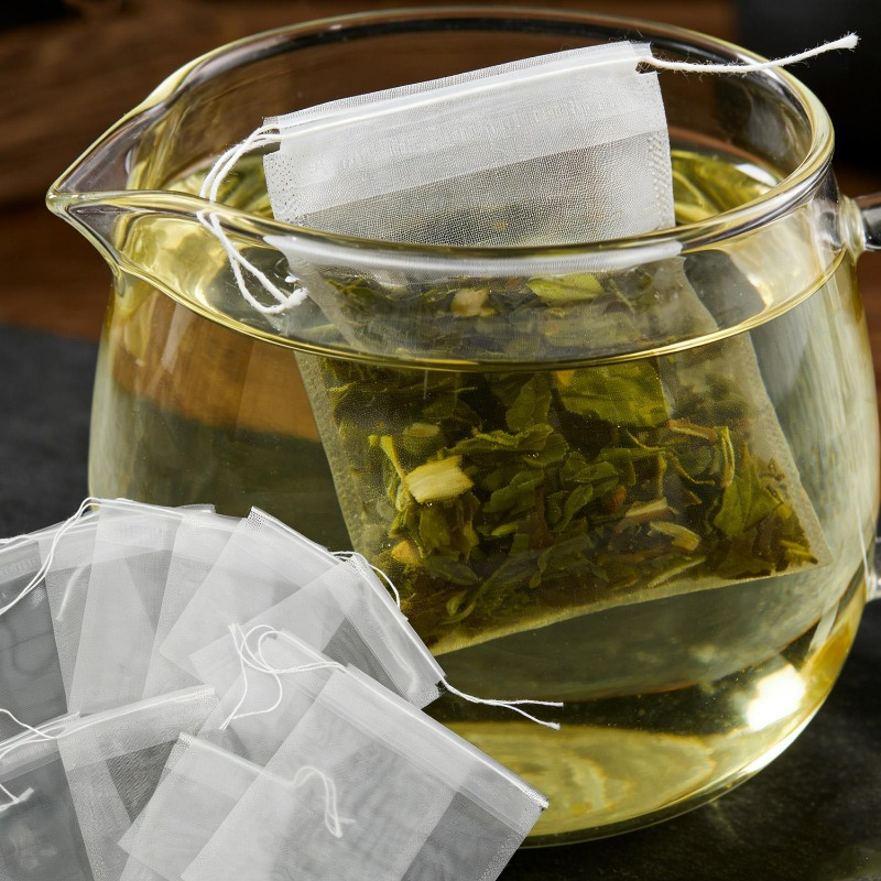 200/50Pcs Nylon Tea Bags Small - Coffee Tea Leaf ulasan dan harga