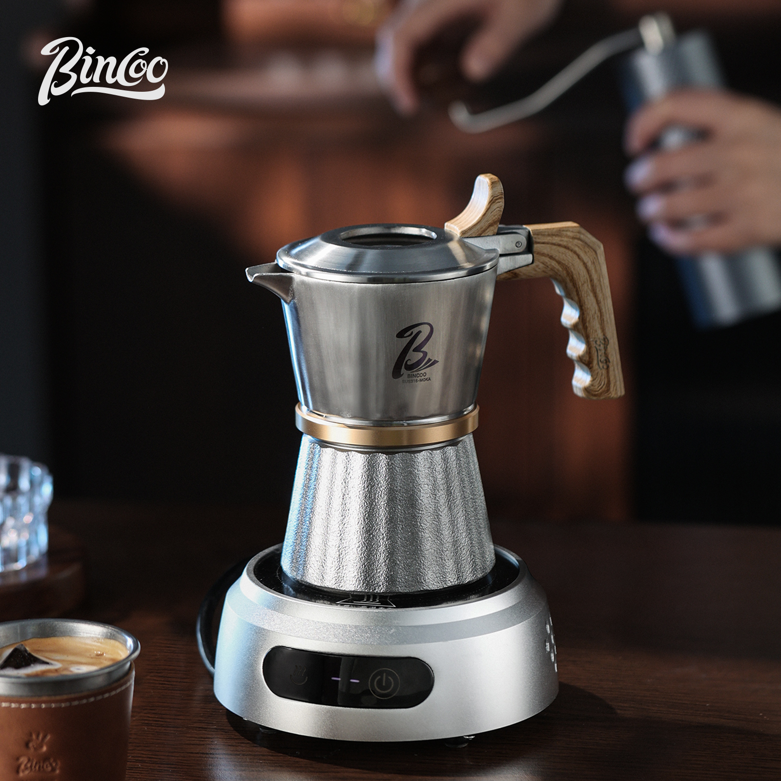Bincoo Premium 3-Valve Moka Po - Moka Pot Stove ulasan dan harga