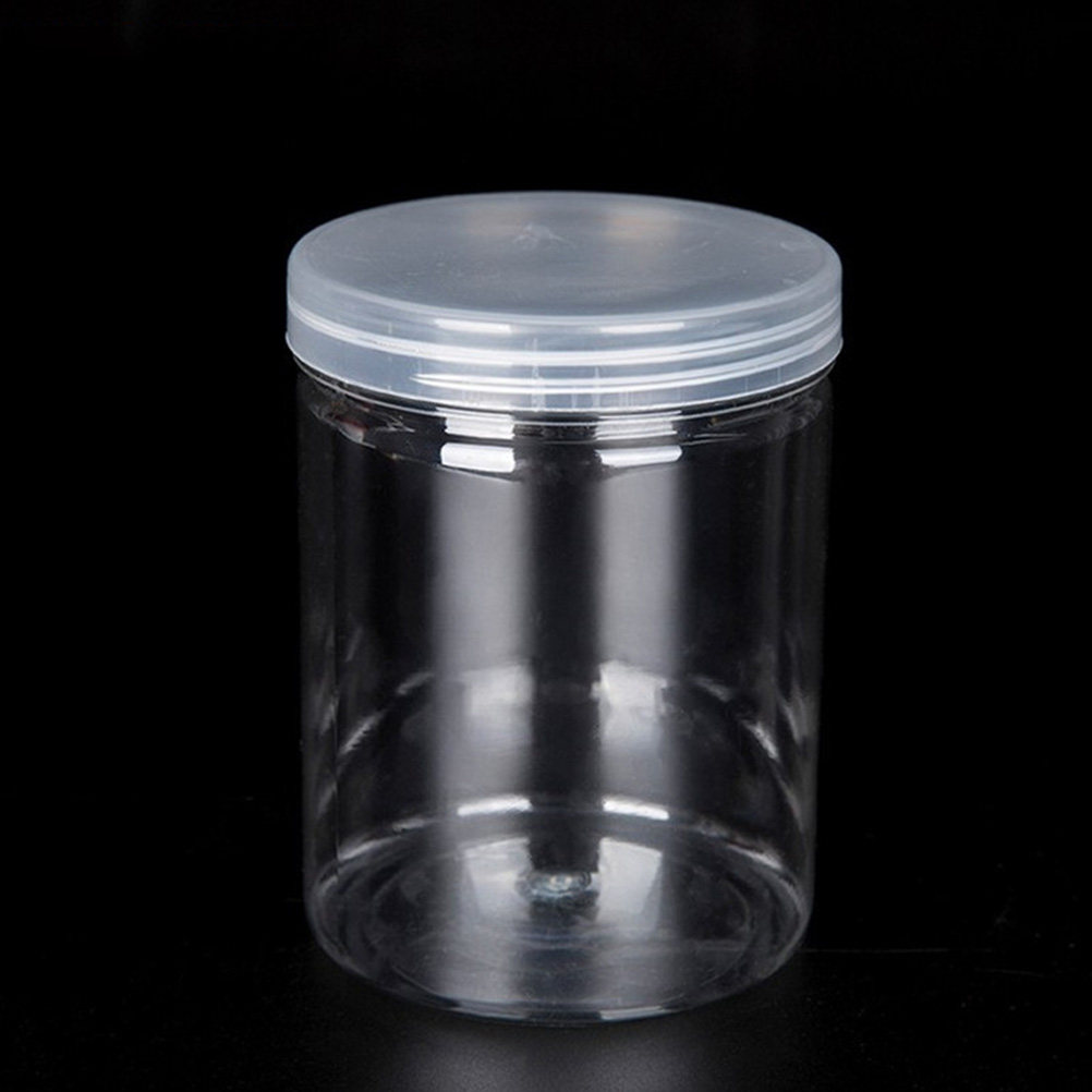 10Pcs Transparent Plastic Food - Coffee Tea And Sugar Canister Set ulasan dan harga