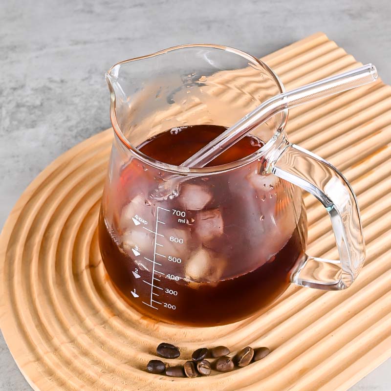 New High Borosilicate 700ml  G - Coffee And Tea Glass ulasan dan harga