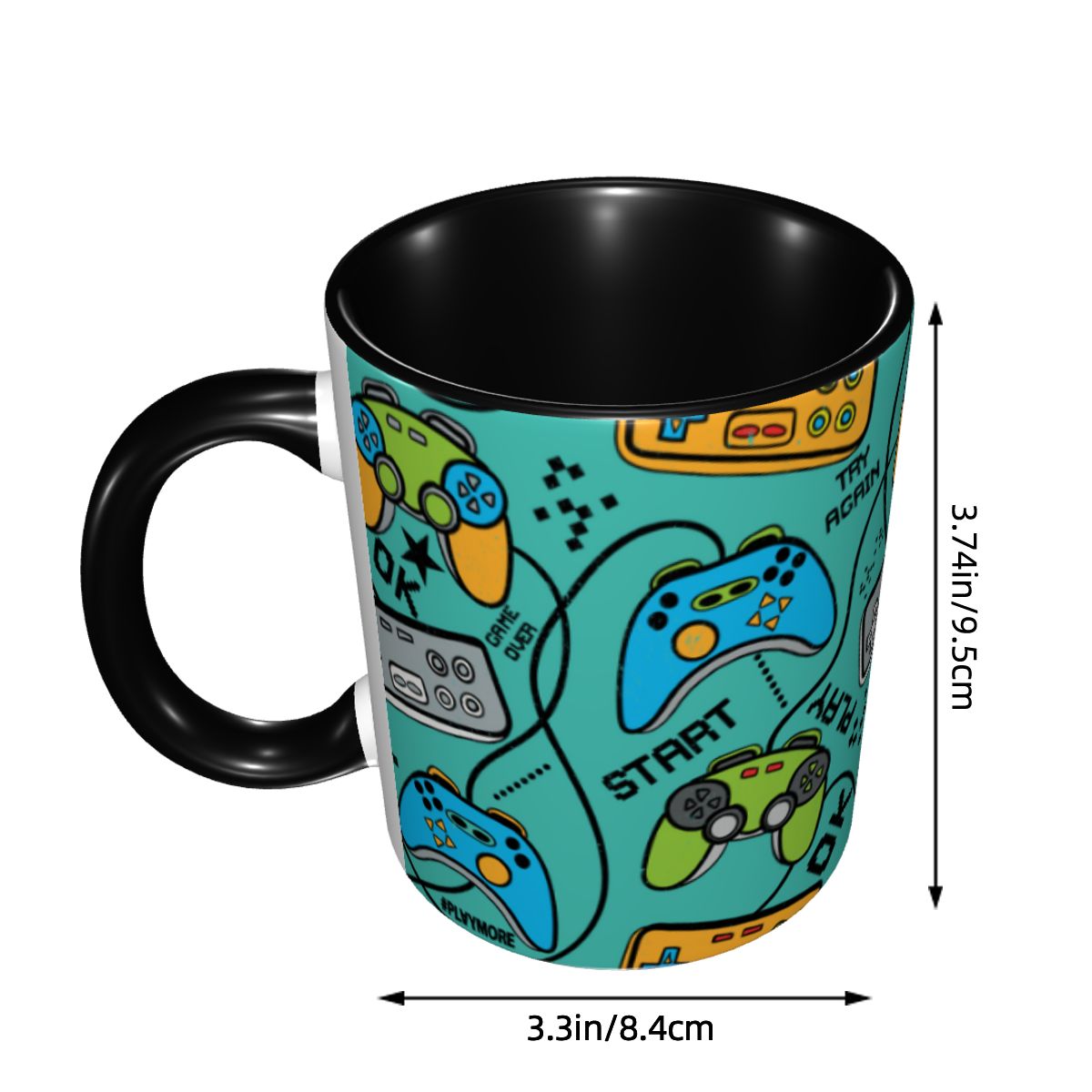 Custom Game Controller Mug DIY - Coffee Tea Game ulasan dan harga