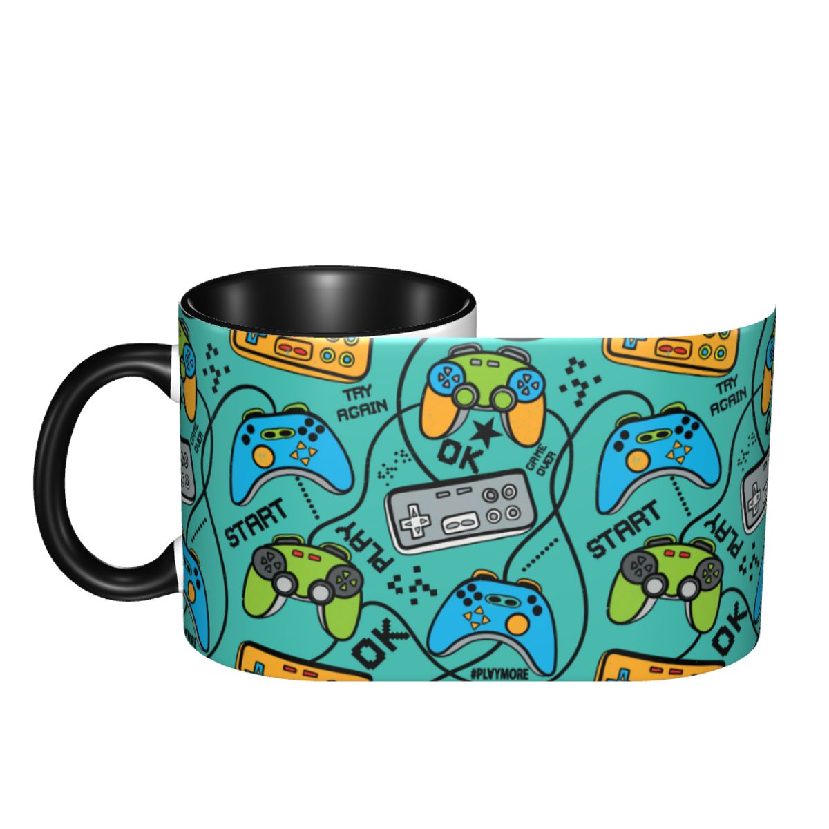 Custom Game Controller Mug DIY - Coffee Tea Game ulasan dan harga
