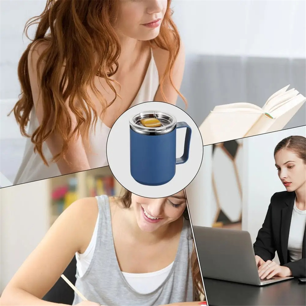 Y31A Stainless Steel Mug with  - Double Wall Mug ulasan dan harga