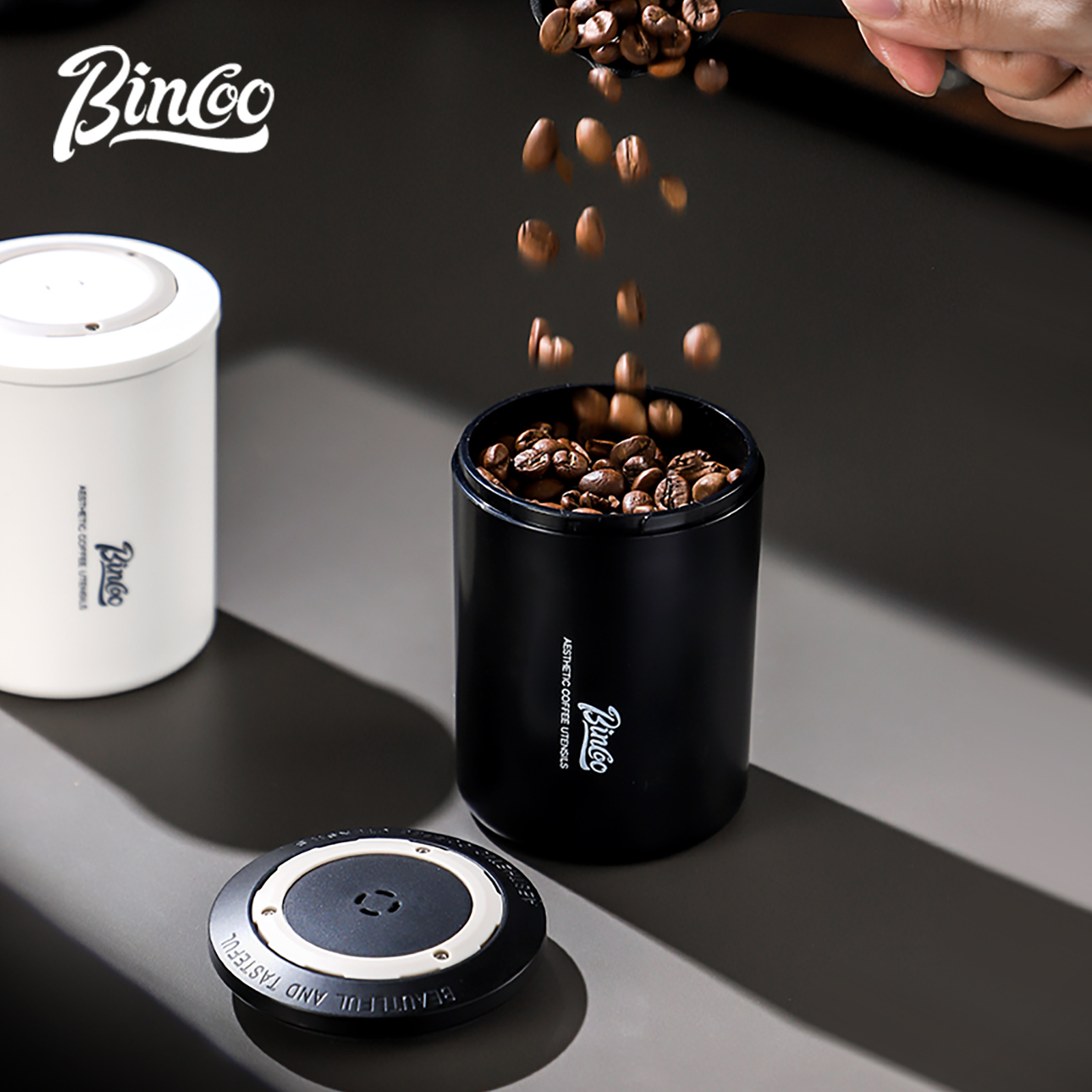 Bincoo Coffee Powder Airtight  - Coffee Tea Bean ulasan dan harga