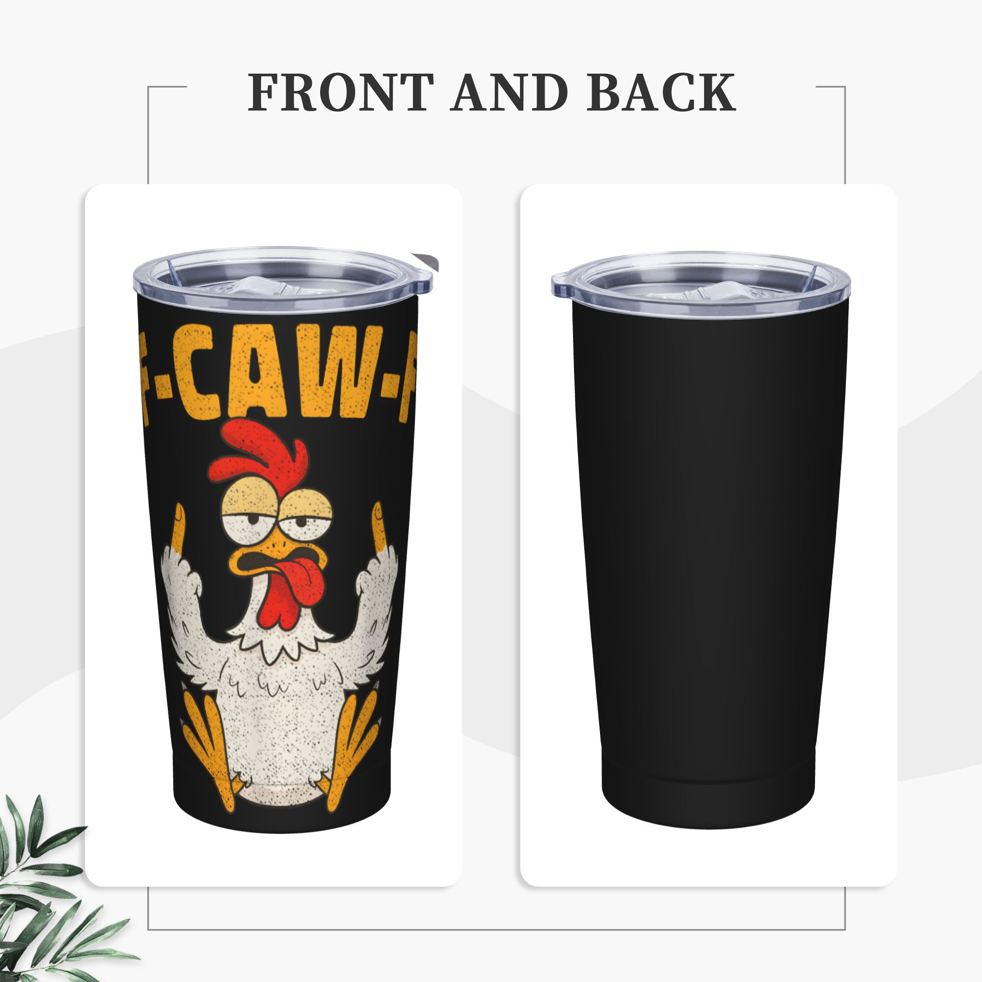 Funny F-Caw-F Chicken FCAWF Tu - Double Wall Mug ulasan dan harga