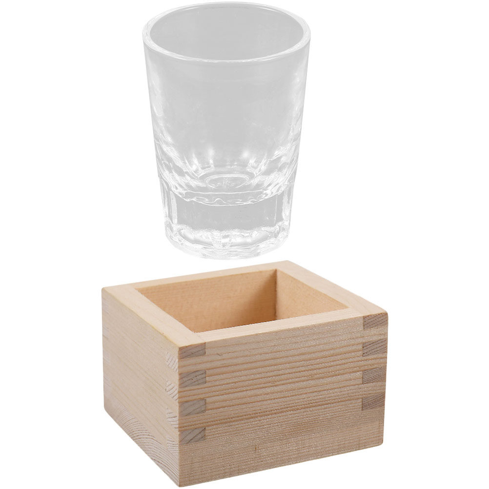 1Set Transparent Glass Sake Cu - Coffee And Tea Glass ulasan dan harga