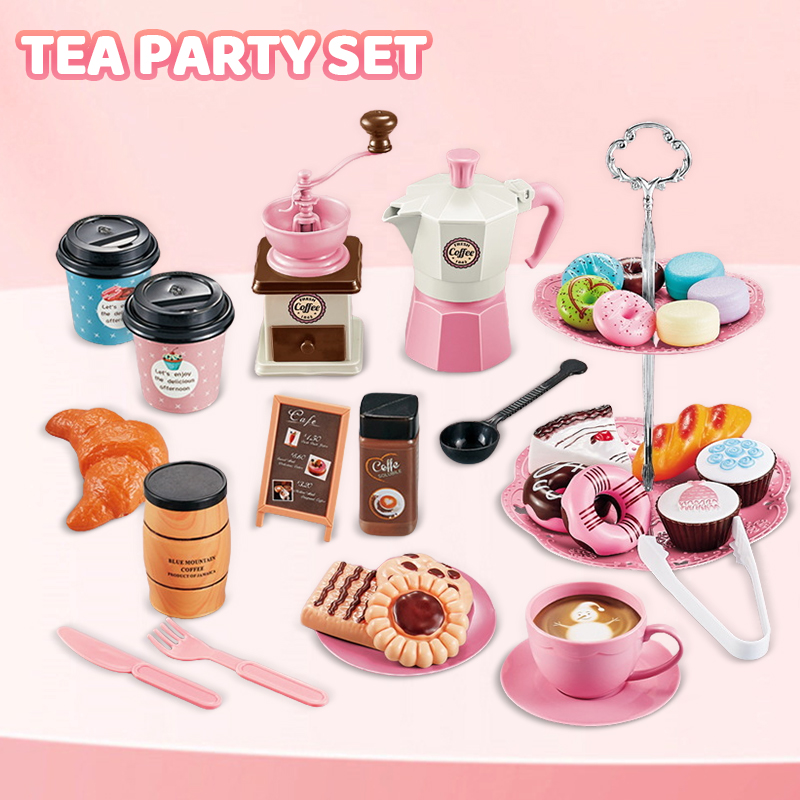 Pretend Play Coffee Set 38 PIE - Coffee Tea Game ulasan dan harga