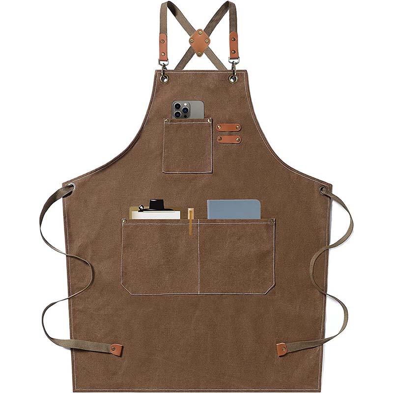 Canvas apron made of cotton su - Coffee Tea Gardens ulasan dan harga