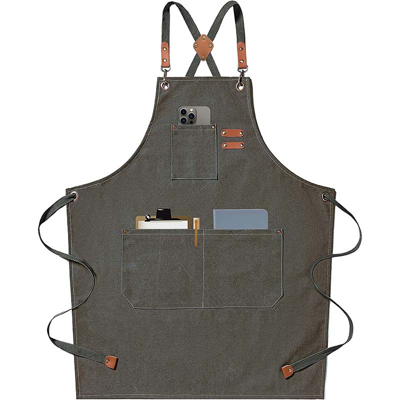 Canvas apron made of cotton su - Coffee Tea Gardens ulasan dan harga