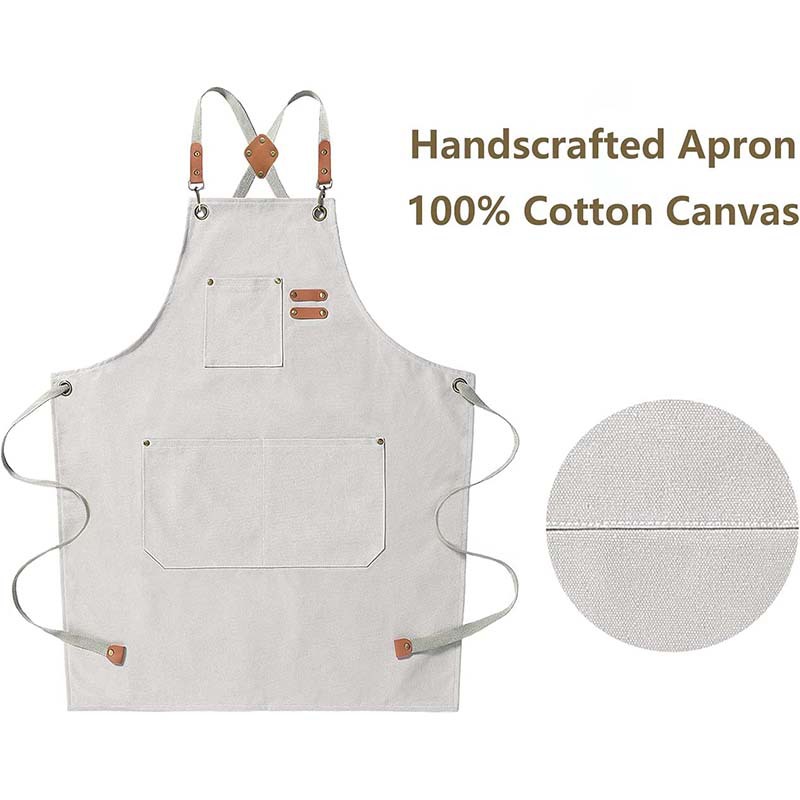 Canvas apron made of cotton su - Coffee Tea Gardens ulasan dan harga