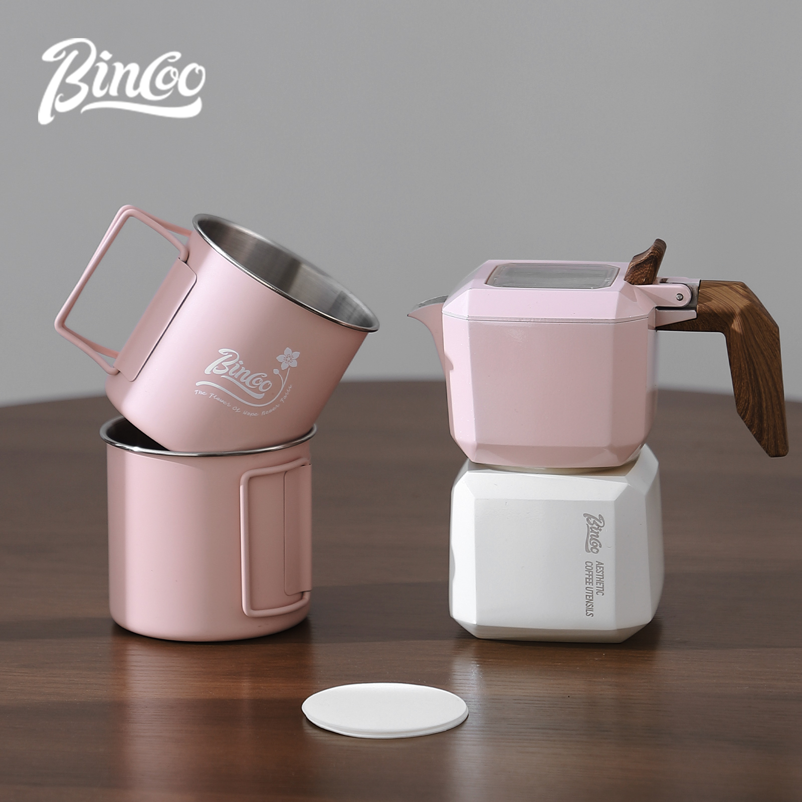 BINCOO Dual Valve Moka Pot Squ - Moka Pot Stove ulasan dan harga