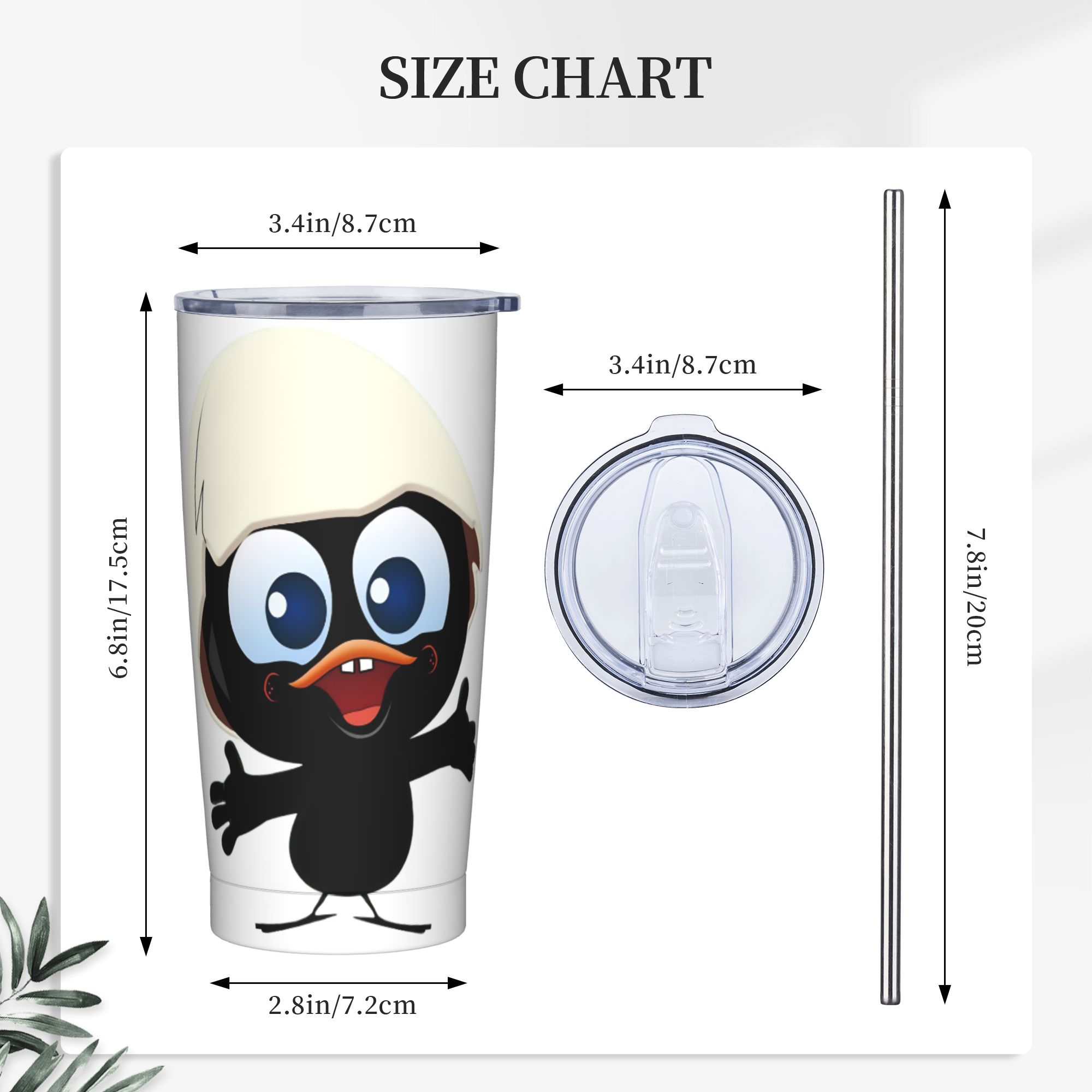 Calimero Black Chicken Insulat - Double Wall Mug ulasan dan harga