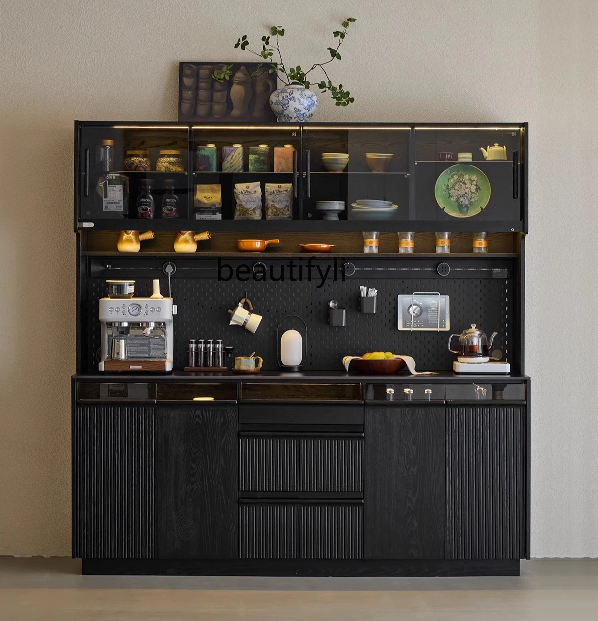 X  Solid wood sideboard integr - Coffee X Tea ulasan dan harga