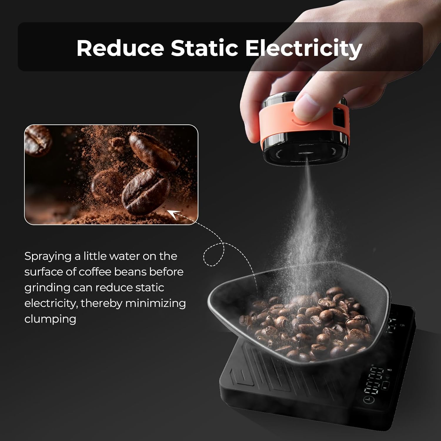 IKAPE Coffee Bean Atomizer,20m - Coffee Tea Bean ulasan dan harga